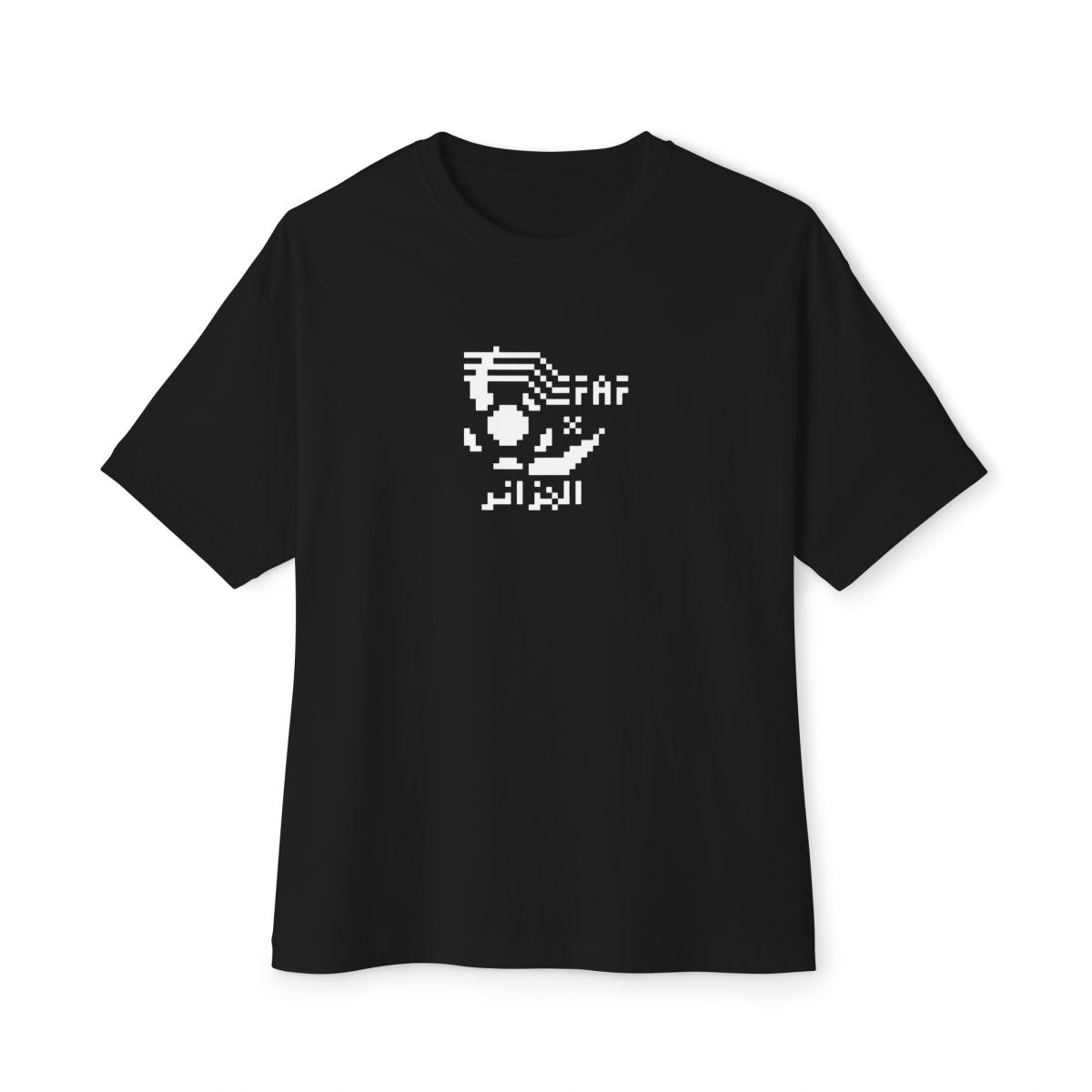 Algeria Boxy Tee Black