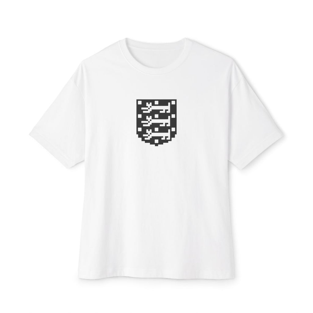 England Boxy Tee White
