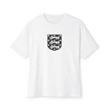 England Boxy Tee White