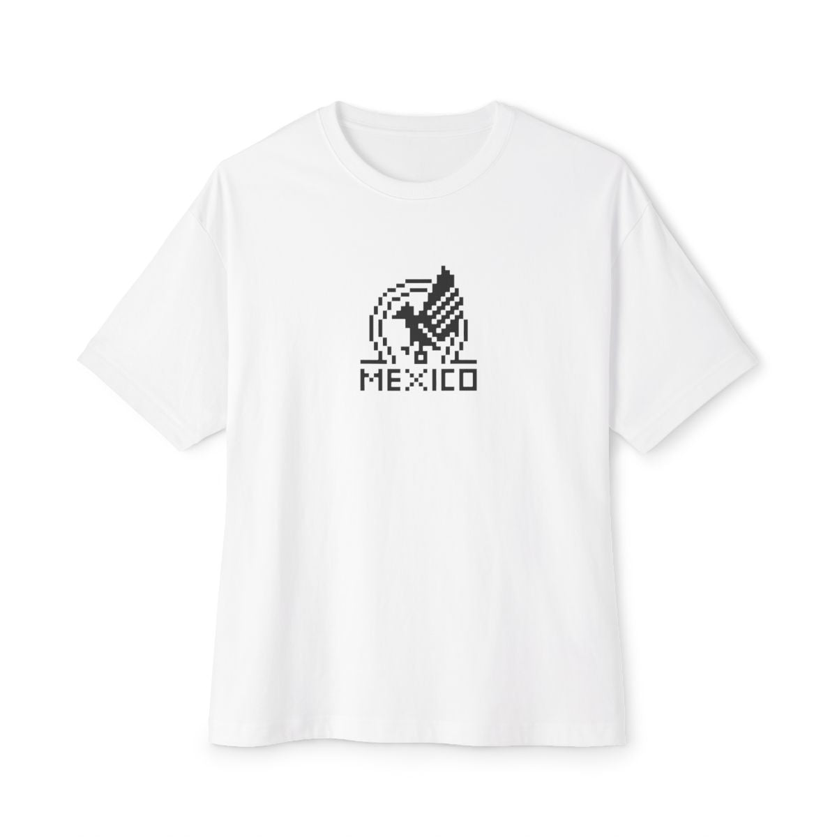 Mexico Boxy Tee White