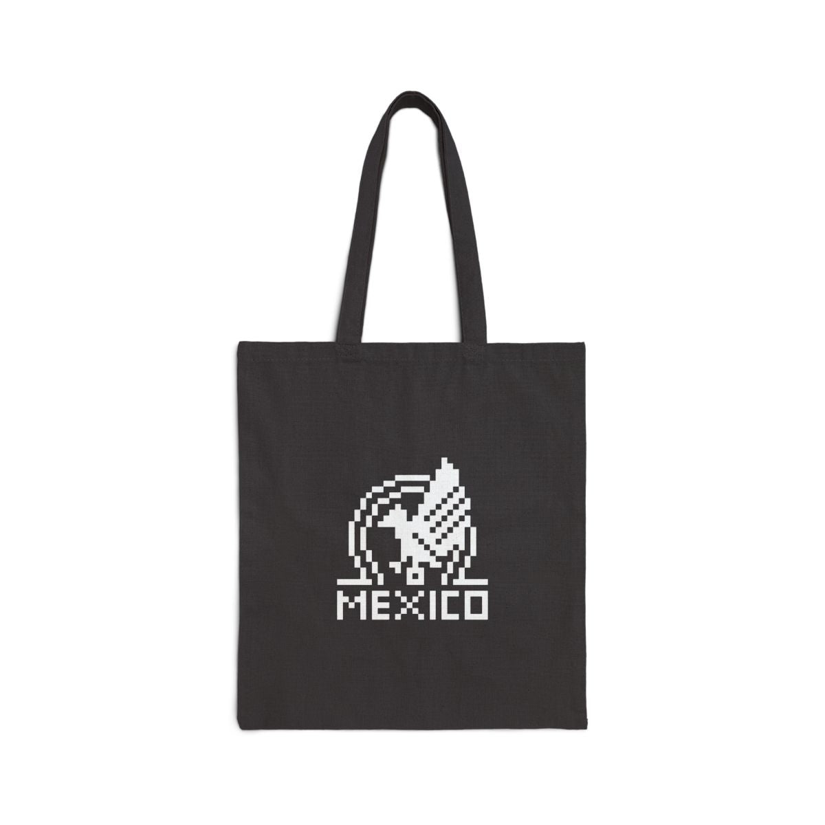 Mexico Canvas Tote Bag Black