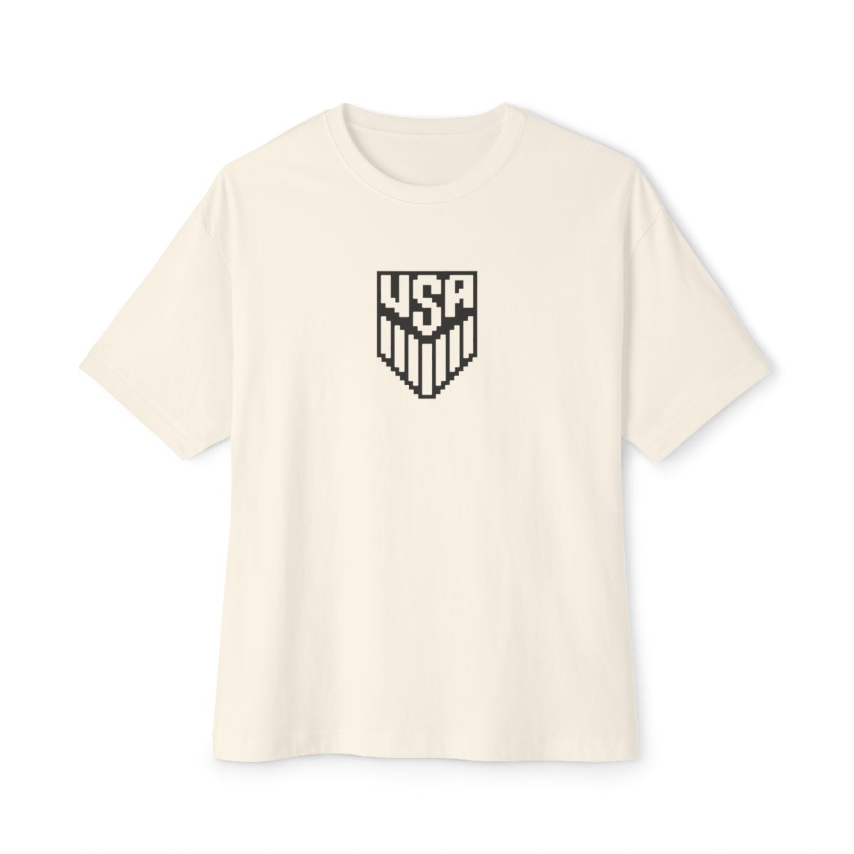 United States Boxy Tee Natural